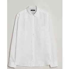 J.Lindeberg Skjortor J.Lindeberg Regular Fit Clean Linen Shirt White