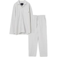 Långa klänningar - Randiga Kläder Lexington Icon's Pajamas - Grey/White