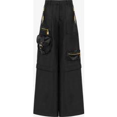 Moschino Dam Byxor Moschino Black Bags Trousers A1555 Fantasy Black IT