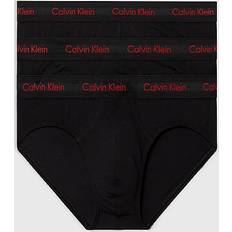 Calvin Klein Herr - L Trosor Calvin Klein Pack Hip Briefs Cotton Stretch Wicking Black