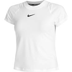 Nike Dam - Elastan/Lycra/Spandex - Vita T-shirts Nike Court Dri-Fit Advantage T-Shirt Women white