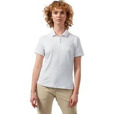 Craghoppers Pikétröjor Craghoppers Nosilife Pro Short Sleeve Polo Shirt White Woman