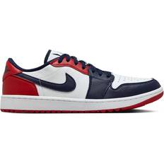 Nike Läder Golfskor Nike Air Jordan 1 Low G M - White/Varsity Red/Obsidian