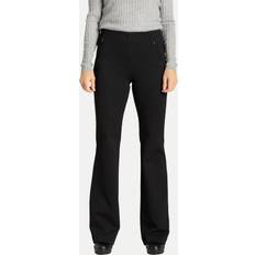 MAC Byxor MAC Luxury Bootcut Zip Trousers Colour: 090R Black, 14. Length