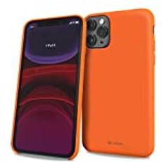 I-Paint Mobilskal i-Paint Cover iPhone 11 Pro silikon Orange med insidan Mikrofiber Solid Case Orange