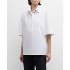 Jil Sander Skjortor Jil Sander Short-Sleeve Collared Cotton Shirt