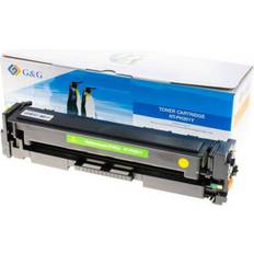G&G Toner cartridge replaces HP 201A, CF402A Yellow 1400 Pages Compatible Toner Cartridge
