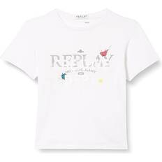 Replay Överdelar Replay Kid's Sb7401 T-shirt - White