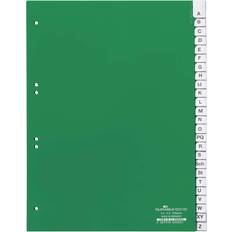 Durable Index Sets with Pre-Inserted Printed Inserts A-Z 20 Dividers