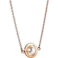 Efva Attling Guld Halsband Efva Attling Day & Stars Necklace - Gold/Pearl/Diamonds