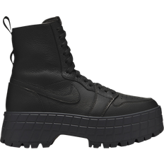 Nike Nylon Snörkängor Nike Air Jordan 1 Brooklyn - Black/Flat Pewter