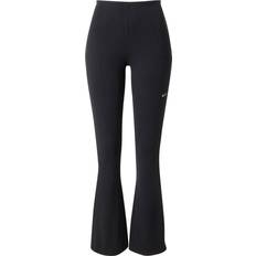 Dam Leggings Nike Sportswear Chill Knit Women's Tight Mini-Rib Flared Leggings - Black/Sail
