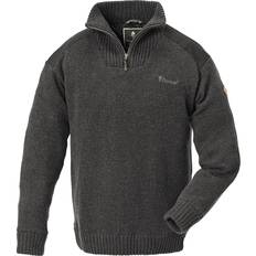 Herr - Vattenavvisande Tröjor Pinewood Hurricane Sweater M's - Dark Grey Melange