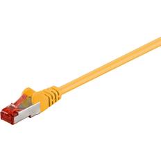 Nätverkskablar - Röda Goobay CAT 6 Patch Cable S/FTP (PiMF) RJ45 - RJ45 M-M 10m