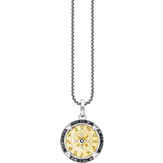Thomas Sabo Kette Elements of Nature Necklace - Silver/Gold/Black/Transparent