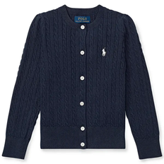 Flickor Överdelar Barnkläder Polo Ralph Lauren Mini Cable Knit Cardigan - Hunter Navy (313543047011)
