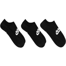 Nike Sportswear Everyday Essential No-Show Socks 3-pack - Black/White