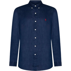 Polo Ralph Lauren Logo Linen Shirt - Navy