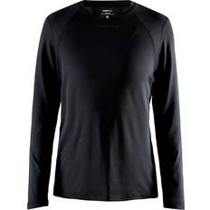 Craft Sportswear Dam - Polyester - Svarta T-shirts Craft Sportswear ADV Essence LS Tee W - Black