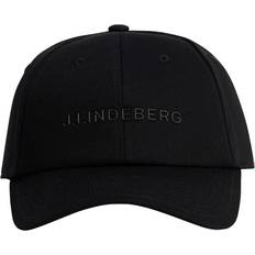 J.Lindeberg Dam Huvudbonader J.Lindeberg Elijah Cotton logo Cap Black