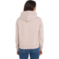 Calvin Klein Rosa Överdelar Calvin Klein Sweatshirts CK EMBRO BADGE REGULAR HOODIE lila/pink