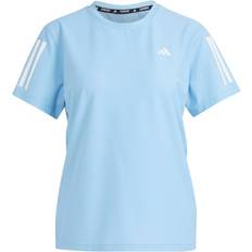 Adidas Blåa - Dam - Långa kjolar - Polyester T-shirts adidas Women's Own The Run Tee Löpartröja Färg blå