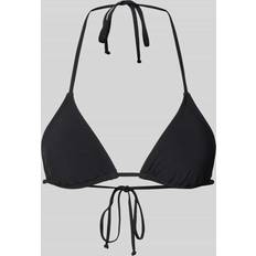 Öppen rygg Bikiniöverdelar Barts Women's Solid Triangle Bikinitopp Färg svart