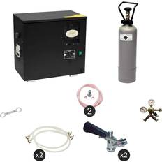 Bryggsystem ich-zapfe Set Zapfanlage, Bierzapfanlage AS-40, 2-leitig, Durchlaufkühler, Nasskühler