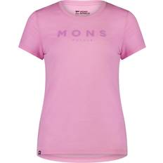 Mons Royale Dam T-shirts & Linnen Mons Royale Women's Icon Merino Air-Con Tee, XL, Pop Pink