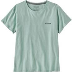 Dam - Jersey T-shirts & Linnen Patagonia Women's P-6 Logo Responsibili-Tee - Wispy Green