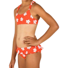 Blommiga Bikinis Barnkläder NABAIJI Kid's Swimsuit 2pcs- Bright Tomato