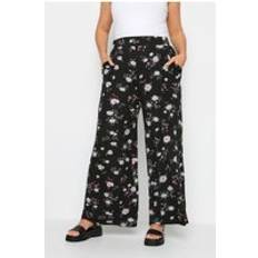 Yours Printed Wide Leg Black 34-36R