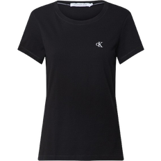 Dam - Ekologiskt material - XXL T-shirts Calvin Klein Slim Organic Cotton T-shirt - Black
