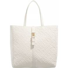 Tommy Hilfiger Monogram Quilted Tote - Weathered White