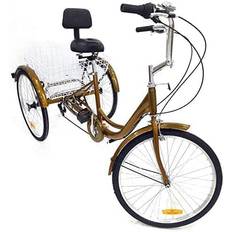 Trehjulig cykel VonVVer 24" - Gold Damcykel