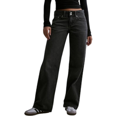 46 - Dam - XS Kläder Levi's Superlow Jeans - Mic Dropped/Black