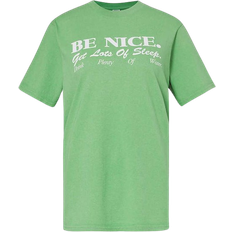 Sporty & Rich Be Nice T-shirt - Verde/White