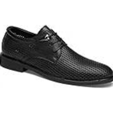 44 ½ Oxford Vipava Genuine Leather Shoes - Black