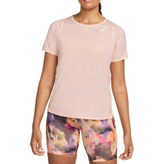 Nike Dam - Långa kjolar - Återvunnet material T-shirts & Linnen Nike Dri-Fit Race Short-Sleeve Running T-shirt Women - Pink