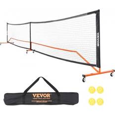 Vevor Pickleball Net Set,22FT Regulation Size Portable Pickleball System,for Outdoor Backyard Driveway Orange