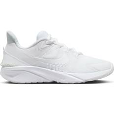 Nike Vita Löparskor Nike Star Runner 4 GS - White/White/Pure Platinum/White