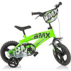 Barn - M Cyklar Dino Bikes BMX 12" 125XL-01 2024- Green Barncykel