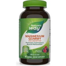 Bär - Multivitaminer Vitaminer & Mineraler Nature's Way Magnesium Gummy Mixed Berry -90 Gummies 90 st