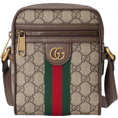 Gucci Bruna - Skinn Axelremsväskor Gucci Ophidia GG Shoulder Bag - Beige/Ebony