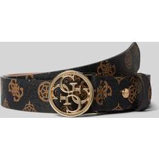 Guess Skärp Guess Loralee Peony 4G Logo Belt Brown