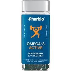 D-vitaminer - Hjärtan Fettsyror Pharbio Omega-3 Active 110 st