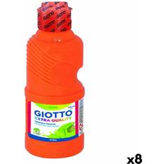 Temperafärger Giotto Tempera Fluo Orange 250 ml 8 antal
