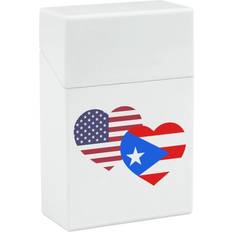 Cigarettfodral Nudquio00235 American Puerto Rico Heart Cigarette Case Holder