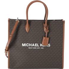 Michael Kors Mirella Large Logo Tote Bag - Brown