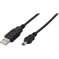 Monacor USB-kabel Kablar Monacor USB A - USB Mini B M-M 1.8m